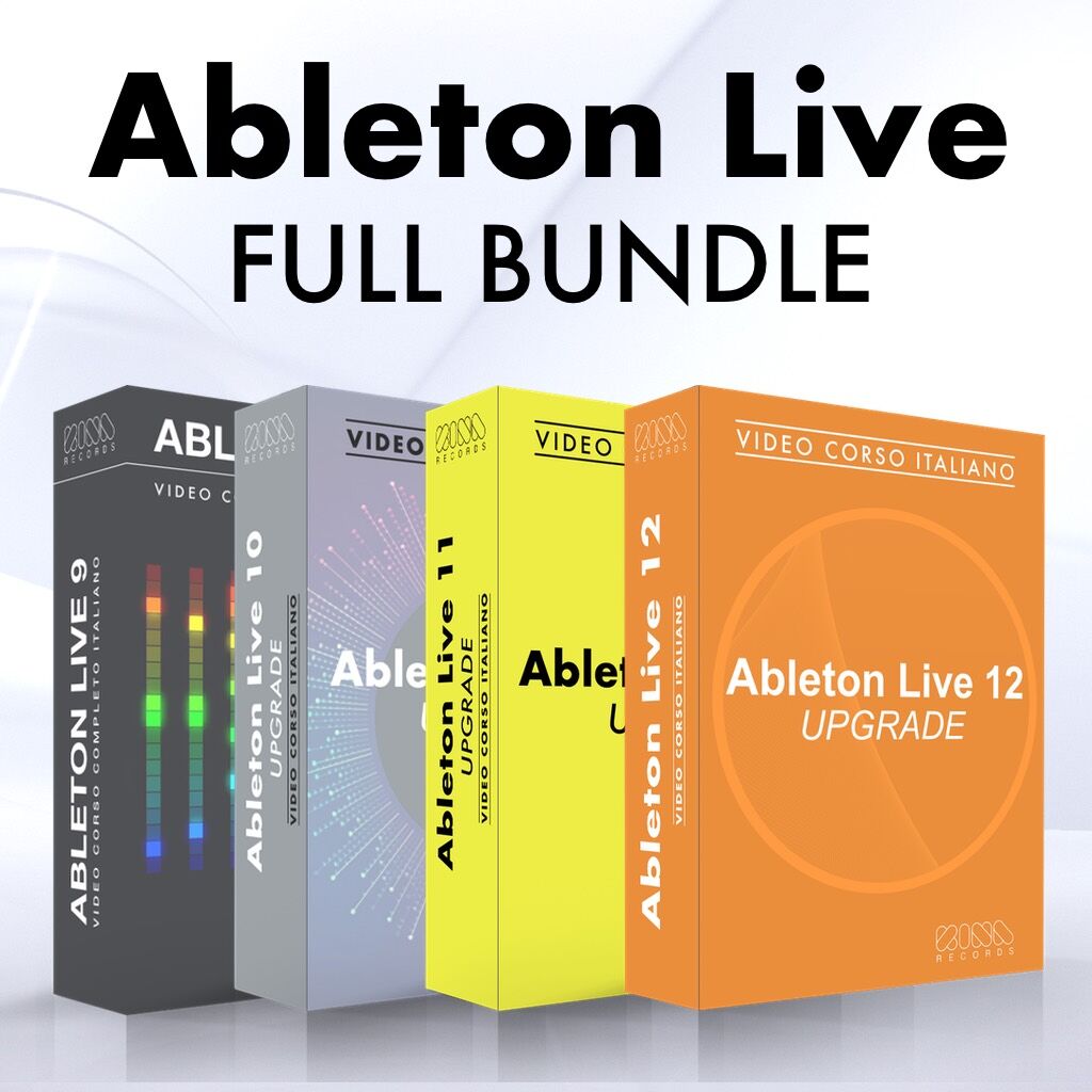 Video Corso Ableton Live <br>(Full Bundle)