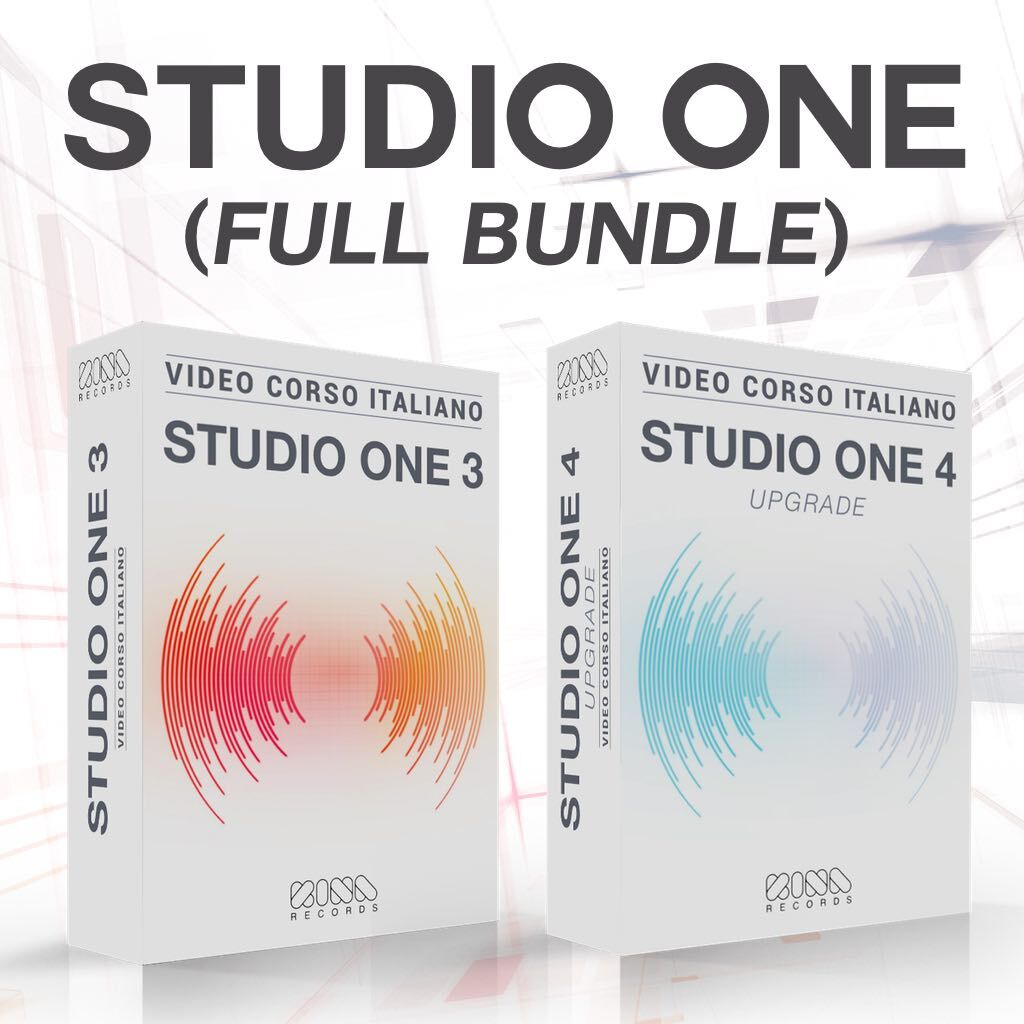 Video Corso Presonus <br>Studio One (Full Bundle)